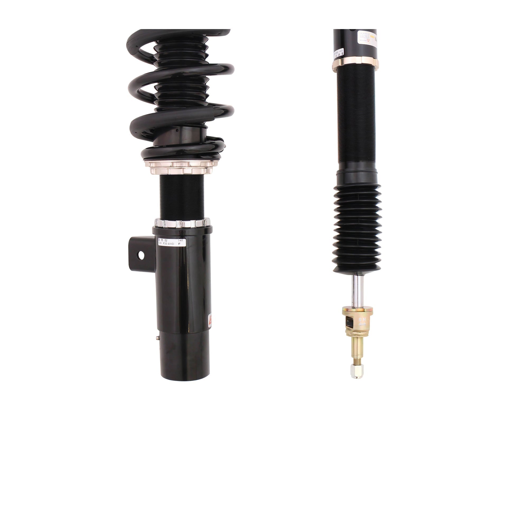 BC Racing BR Series Coilovers for 2012-2015 BMW 3 Series AWD (F30) 3-Bolt Top Mount