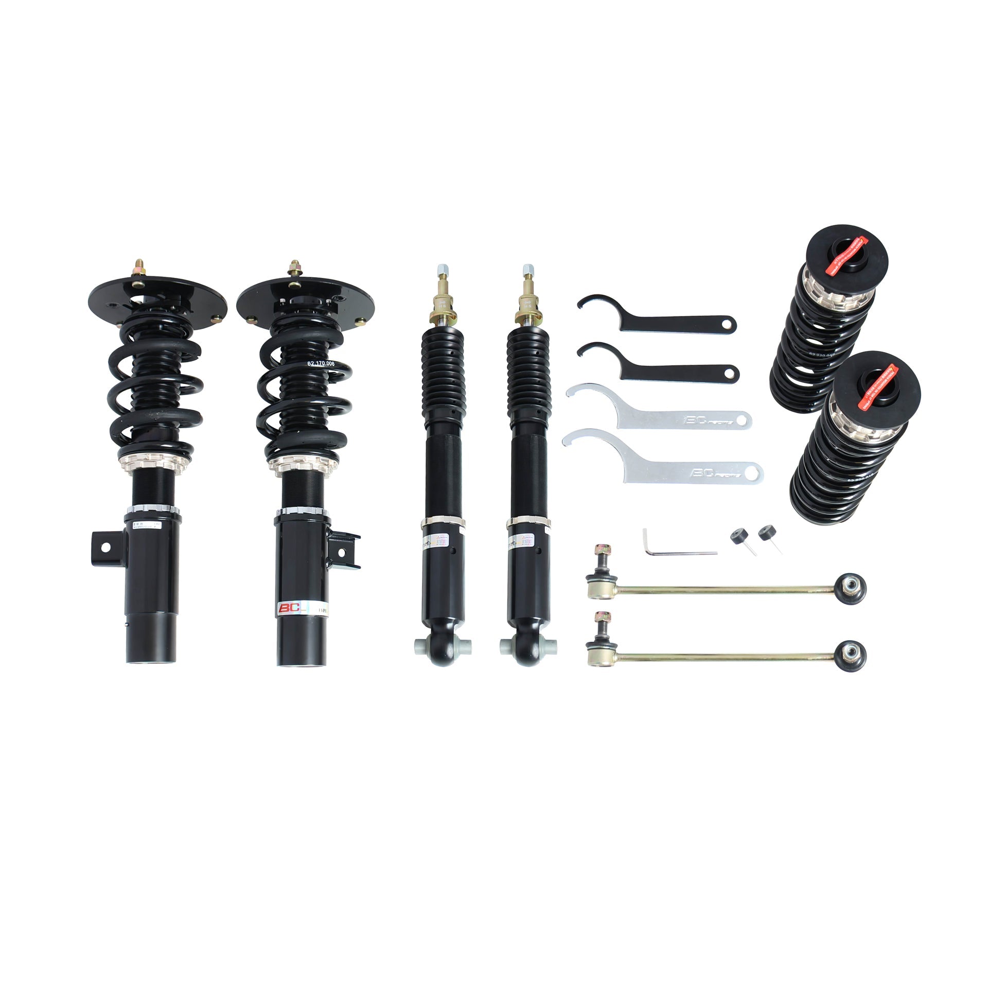 BC Racing BR Series Coilovers for 2014-2015 BMW 4 Series AWD (F32) 3-Bolt Top Mount