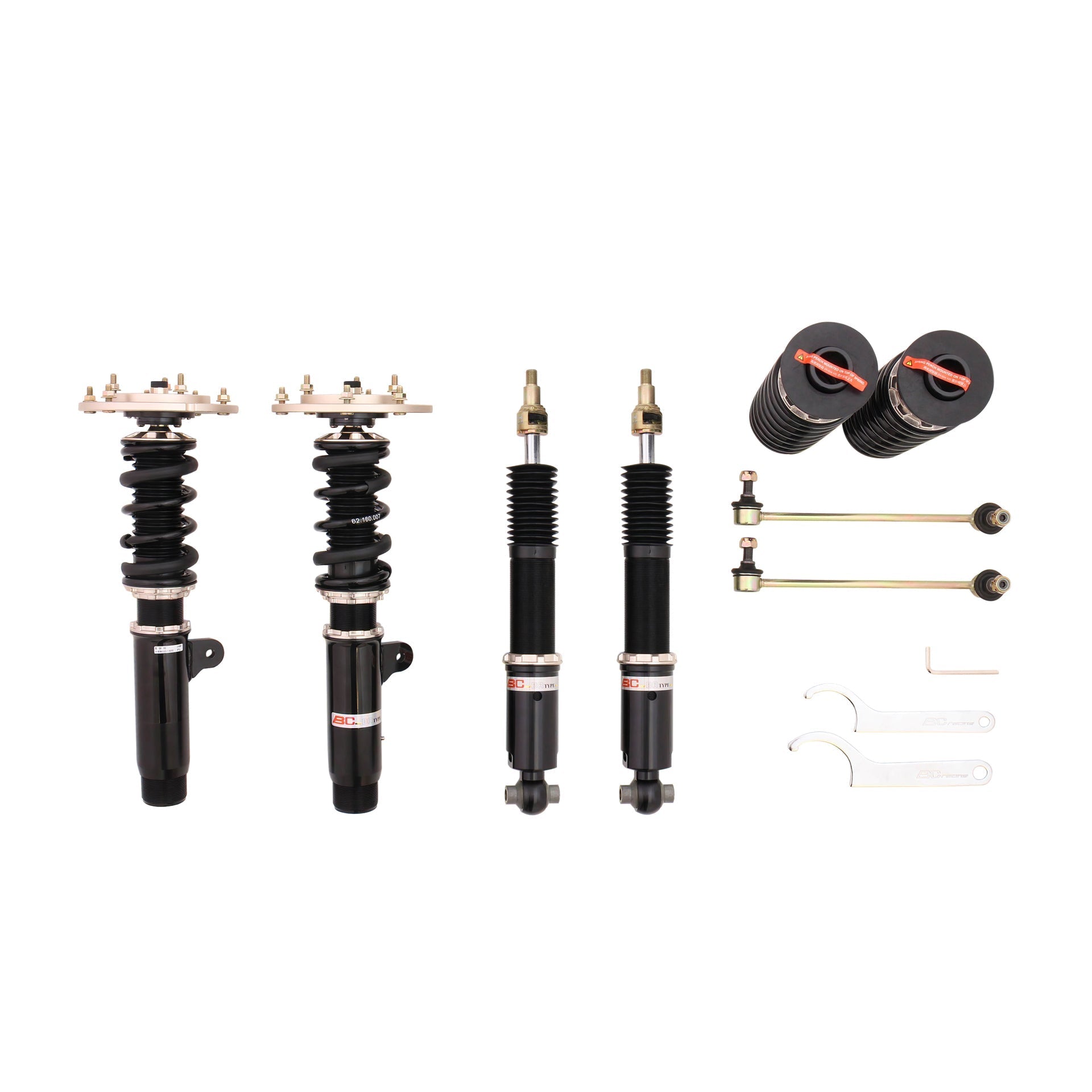 BC Racing BR Series Coilovers for 2015-2018 BMW M3 RWD (F80) w/EDC / 5-Bolt Top Mount