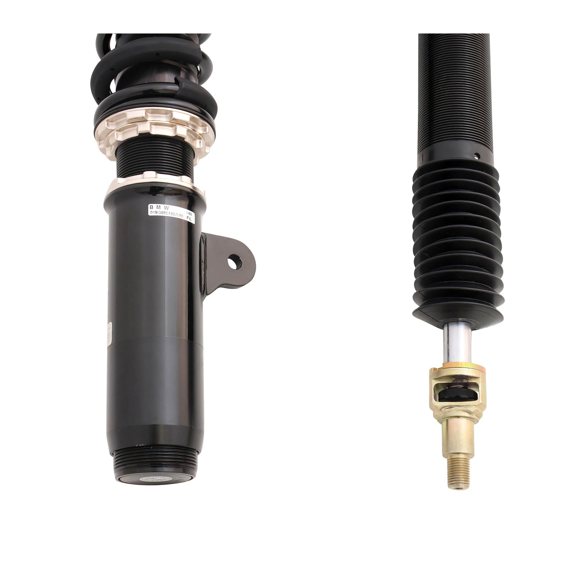 BC Racing BR Series Coilovers for 2015-2019 BMW M4 Cabrio RWD (F83) 5-Bolt Top Mount