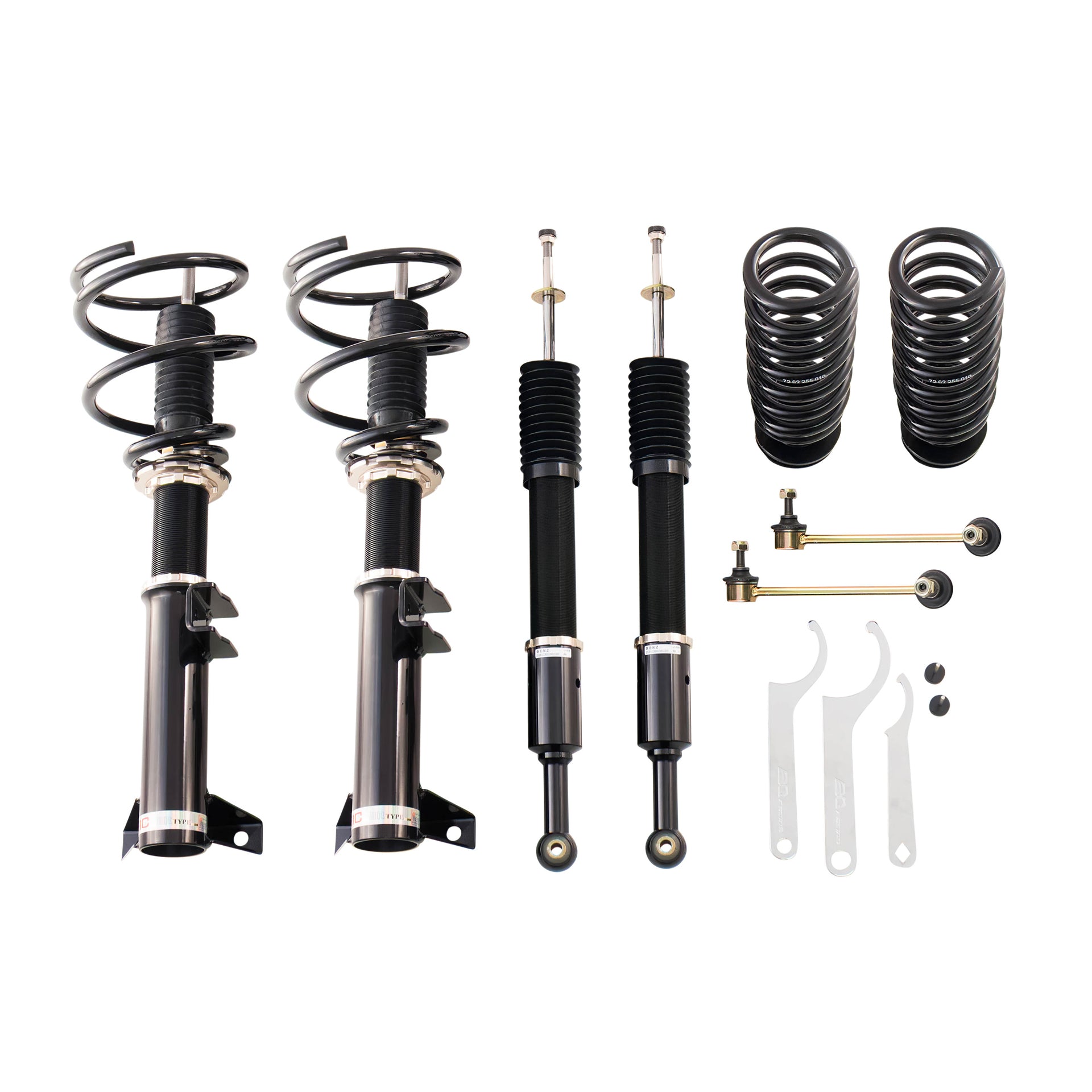 BC Racing DS Series Coilovers for 2001-2007 Mercedes-Benz C230 RWD (W203)