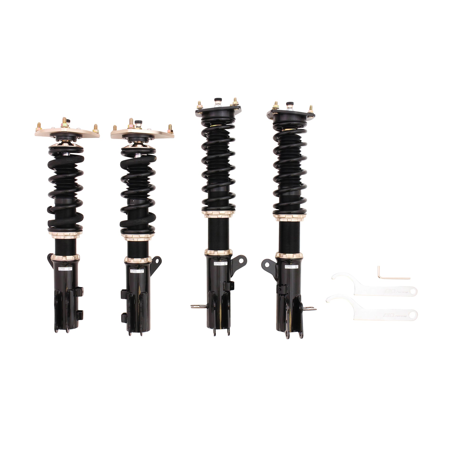 BC Racing BR Series Coilovers for 2003-2008 Hyundai Tiburon FWD (GK)