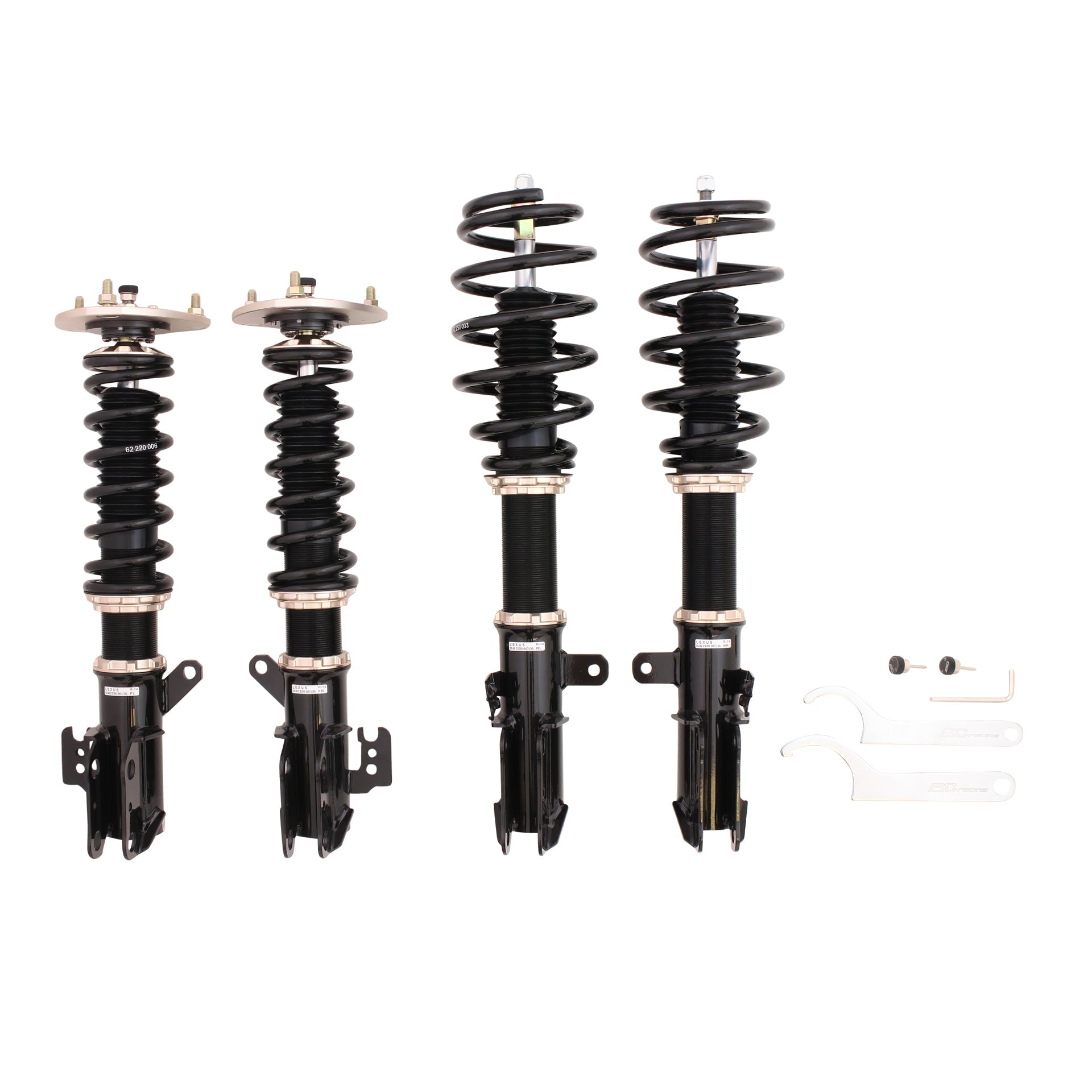 BC Racing BR Series Coilovers for 2004-2006 Lexus ES330 FWD (MCV30/MCV31)