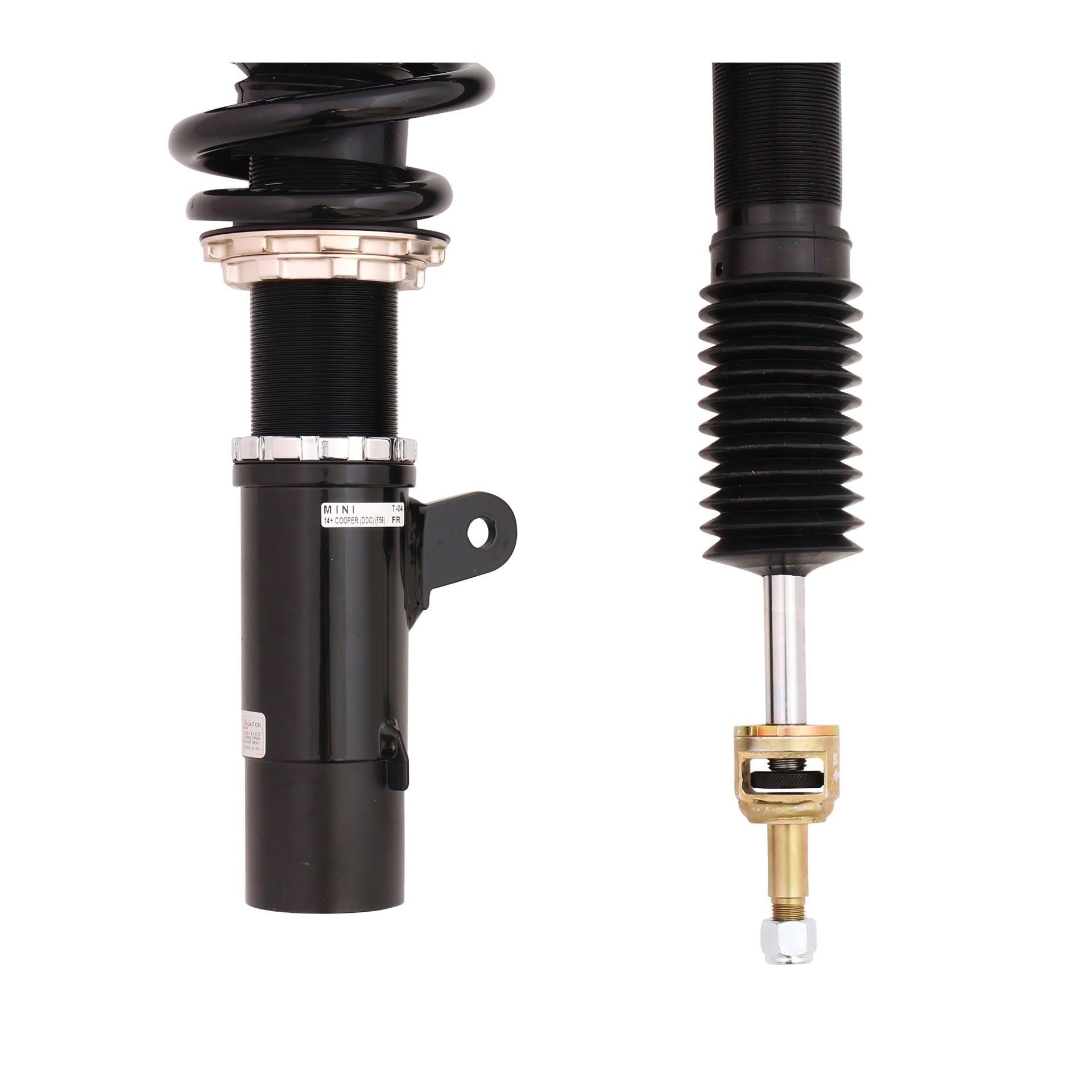 BC Racing BR Series Coilovers for 2025+ Mini Cooper Cabrio FWD (NO DDC)