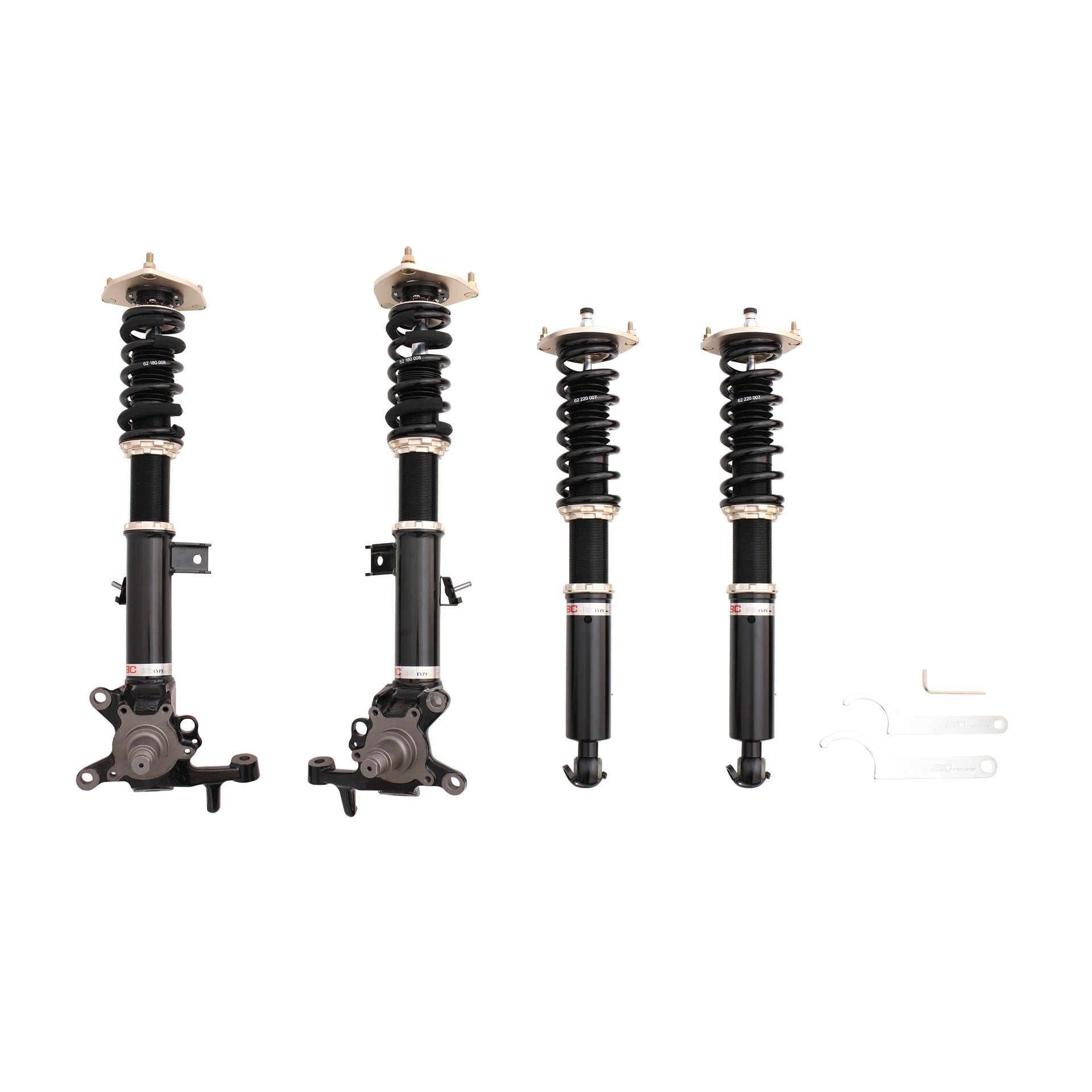 BC Racing BR Series Coilovers (w/Spindle) for 1997-2001 Infiniti Q45 RWD (Y33)