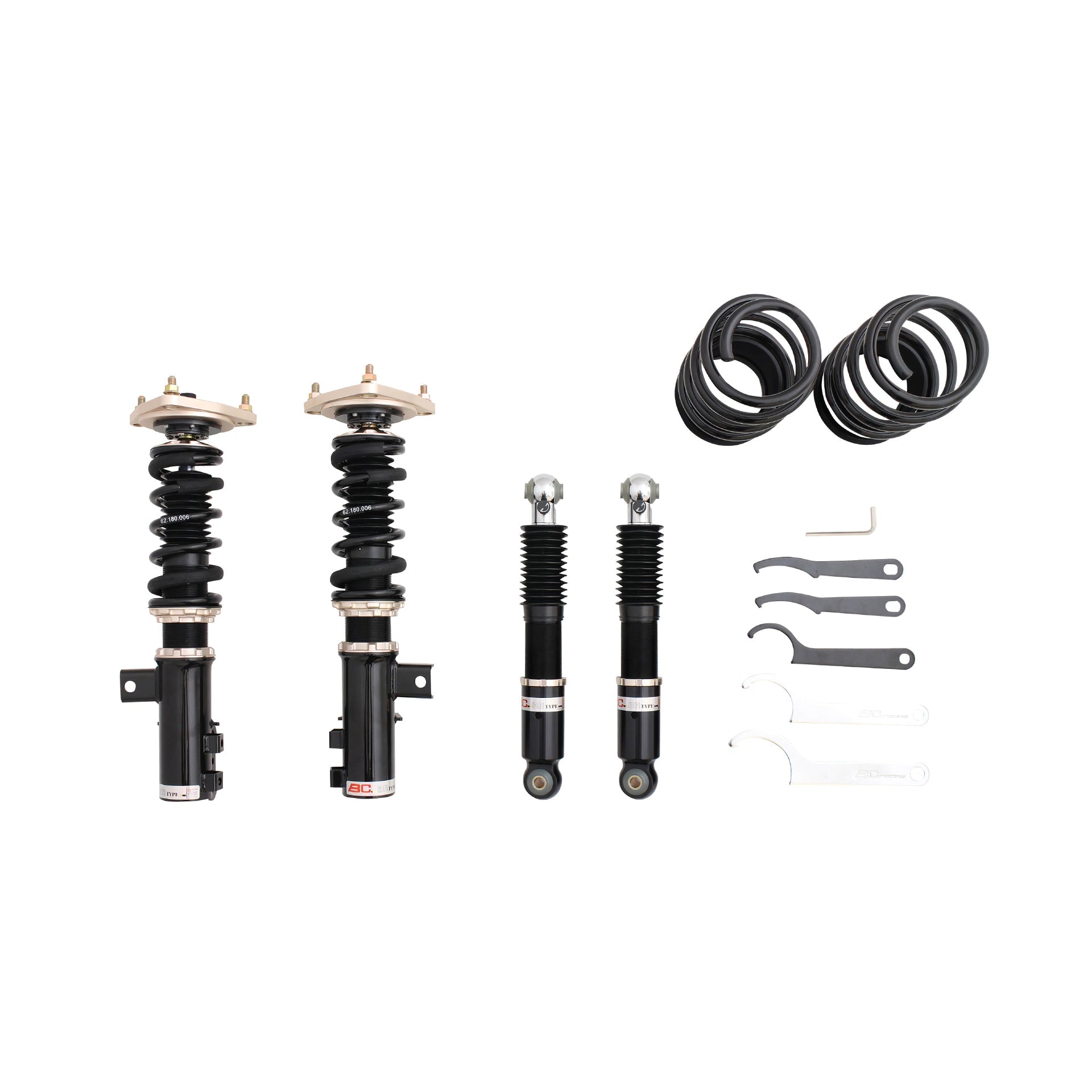 BC Racing BR Series Coilovers for 2010-2013 Kia Forte Coupe/Sedan FWD