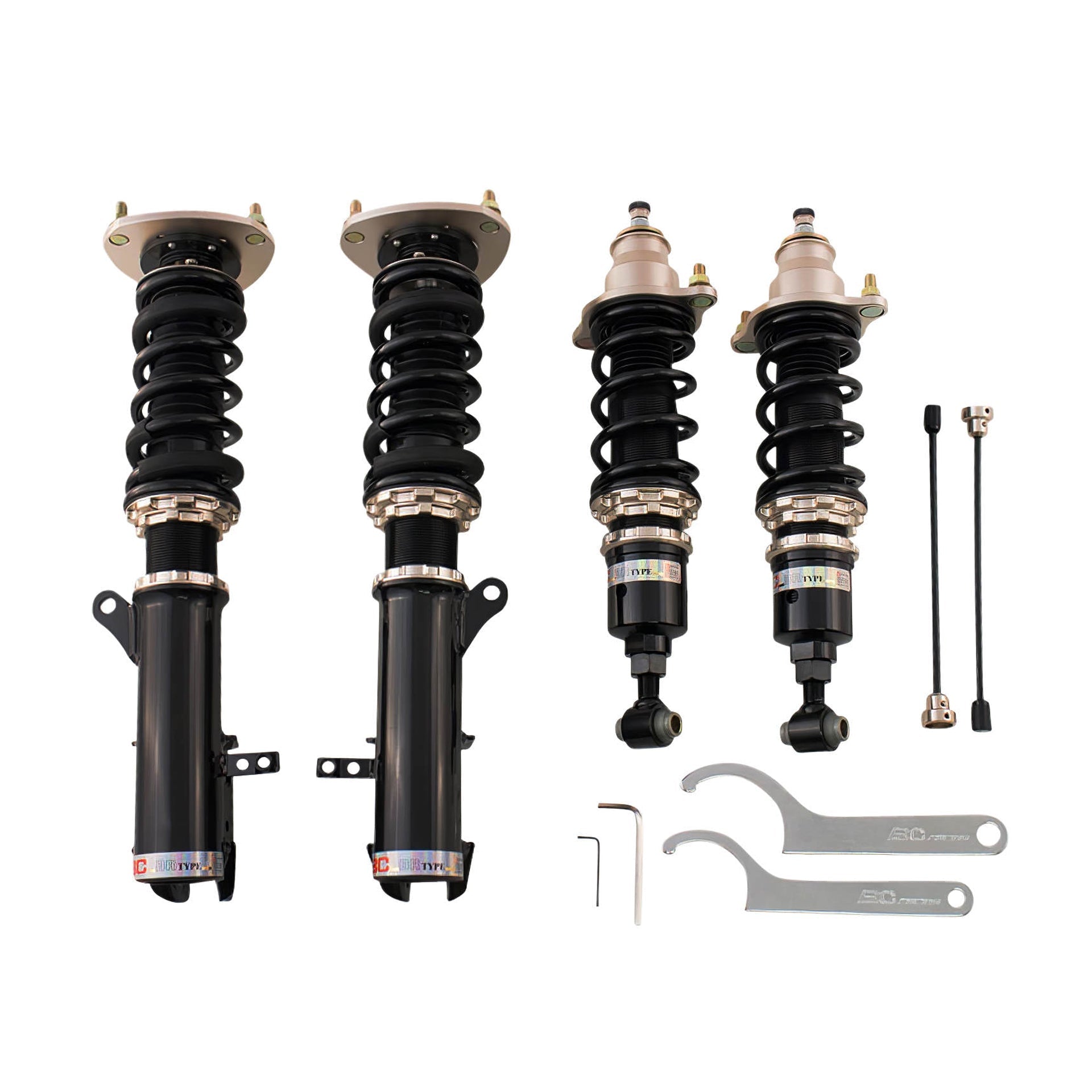 BC Racing BR Series Coilovers (Extreme Low) for 2007-2012 Dodge Caliber AWD
