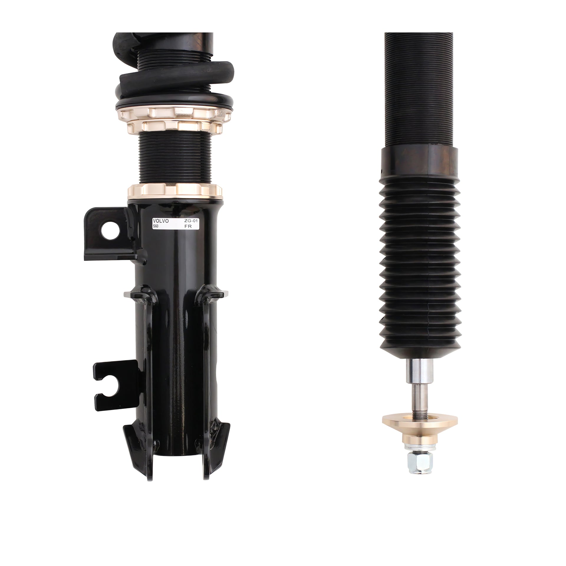 BC Racing BR Series Coilovers for 2001-2009 Volvo S60 FWD (P24)