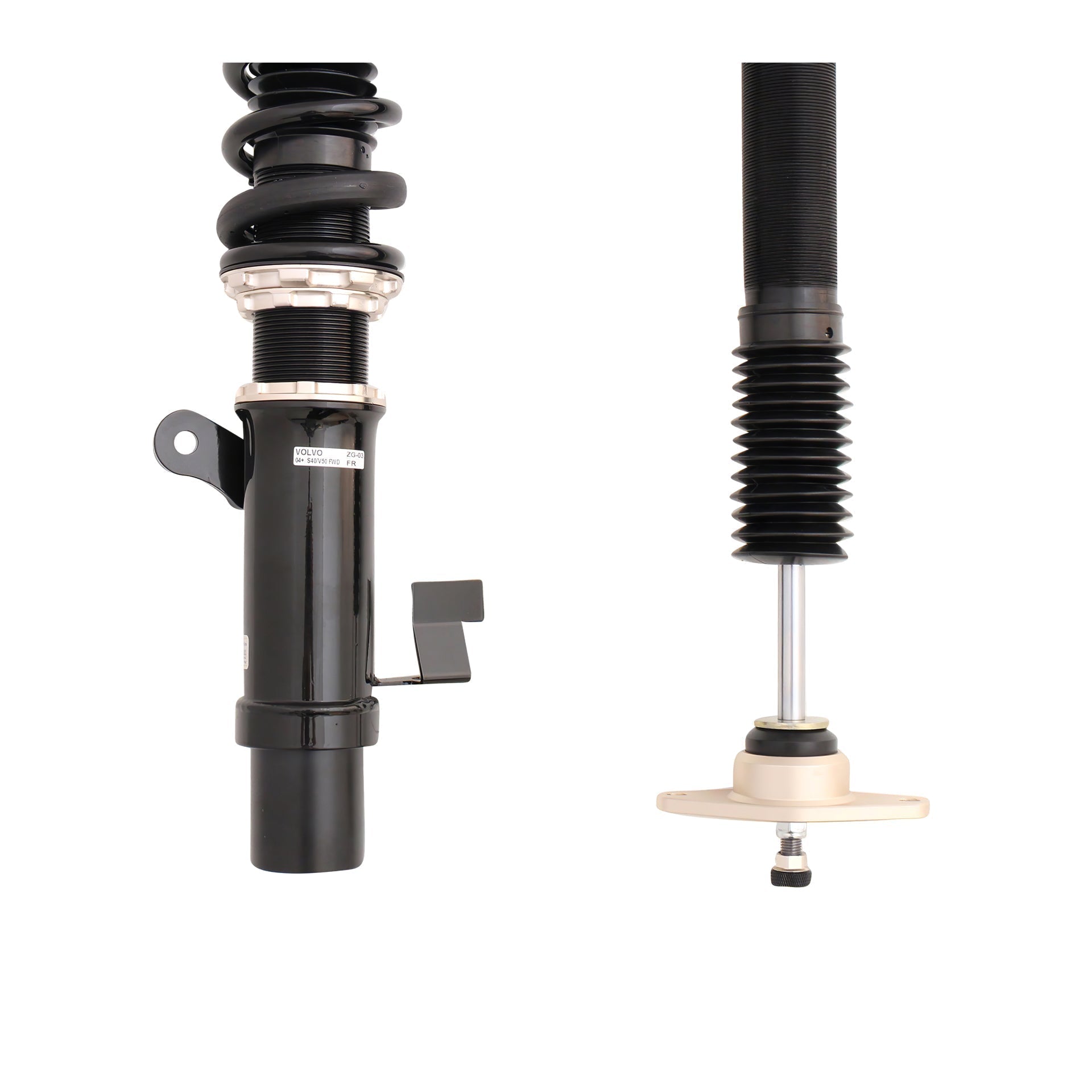BC Racing RM Series Coilovers for 2005-2011 Volvo S40 FWD (P11)