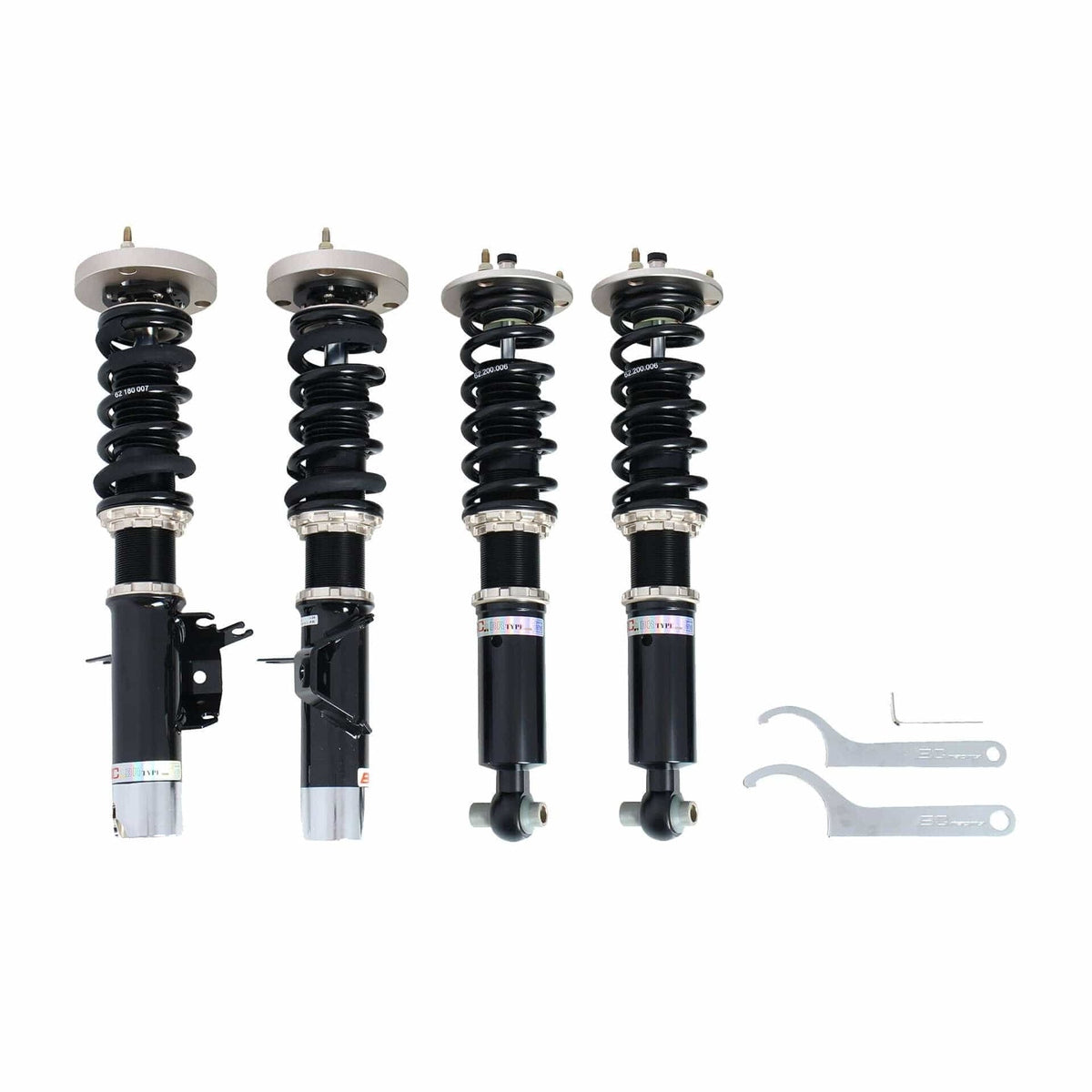 I-34-BR BC Racing BR Series Coilovers - 1982-1988 BMW 5 Series Weld In (E28)