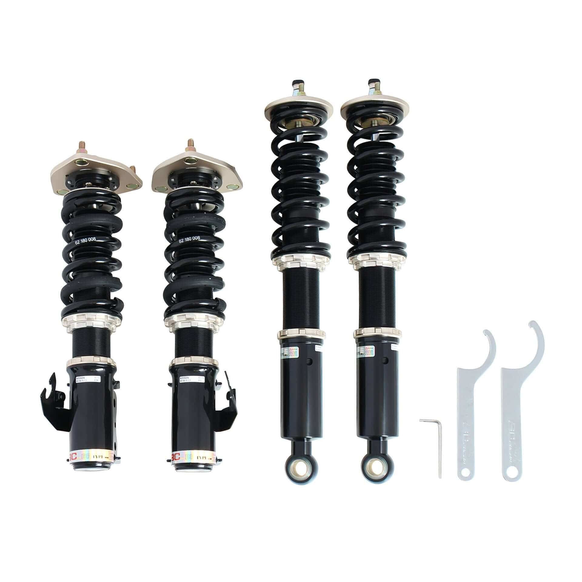 D-12-BR BC Racing BR Series Coilovers - 1989-1994 Nissan 240SX (S13)