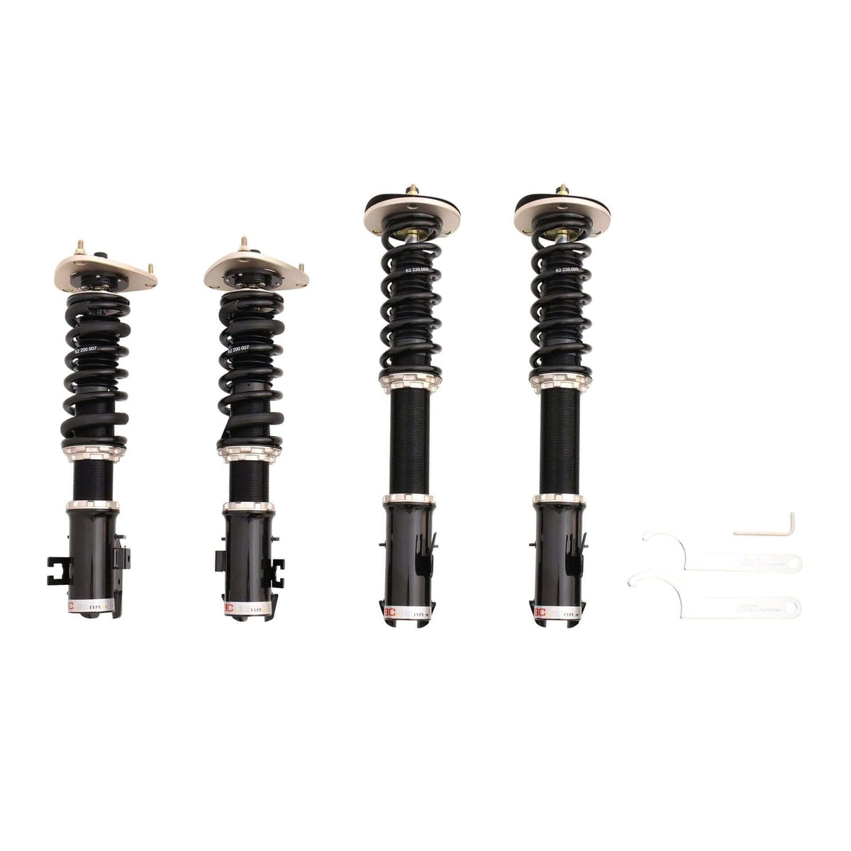 F-18-BR BC Racing BR Series Coilovers - 1990-1994 Subaru Legacy (BC/BJ/BF)