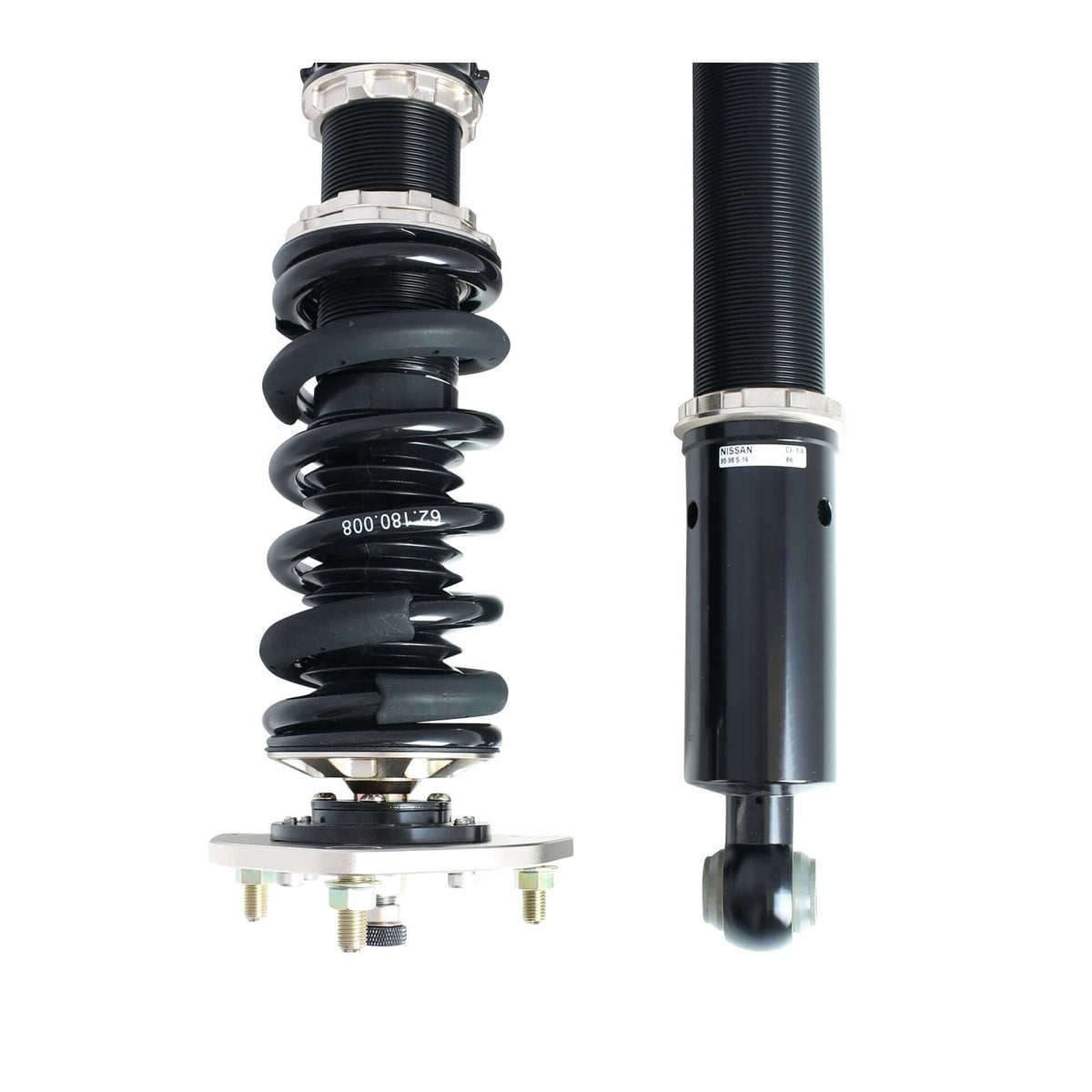 D-14-BR BC Racing BR Series Coilovers - 1995-1998 Nissan 240SX (S14)