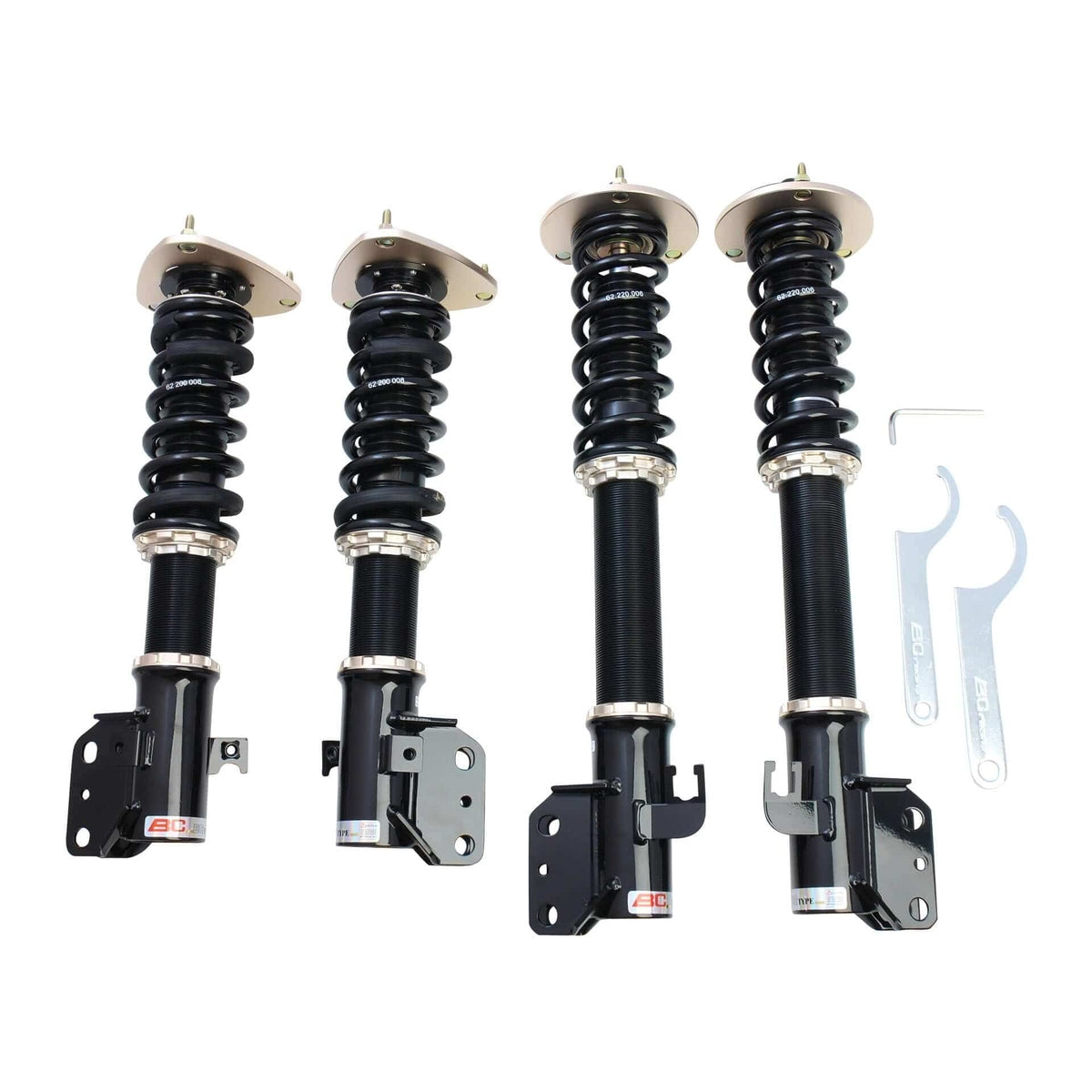 F-12-BR BC Racing BR Series Coilovers - 2003-2008 Subaru Forester (SG)