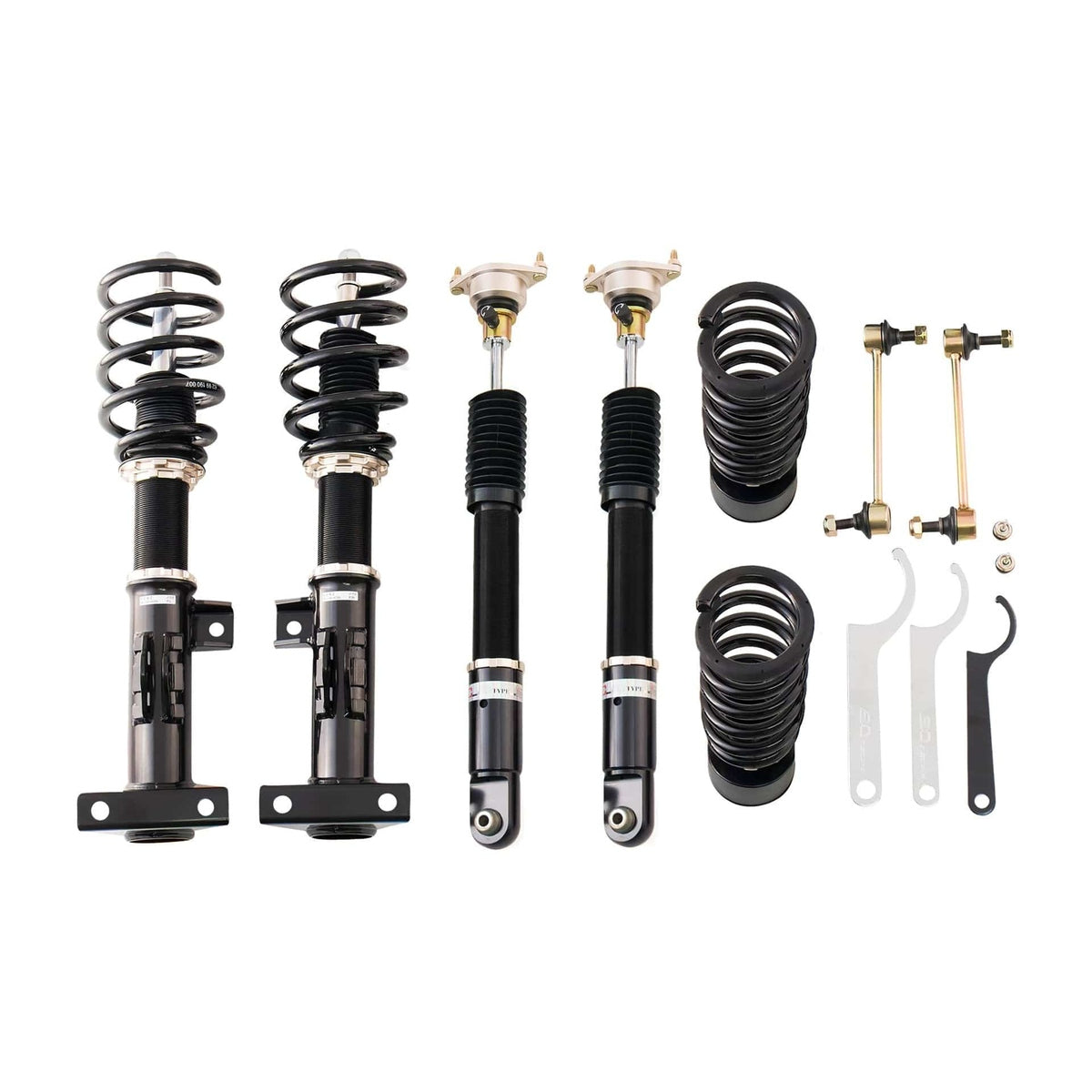 J-02-BR BC Racing BR Series Coilovers - 2008-2014 Mercedes-Benz C-Class Sedan (W204)