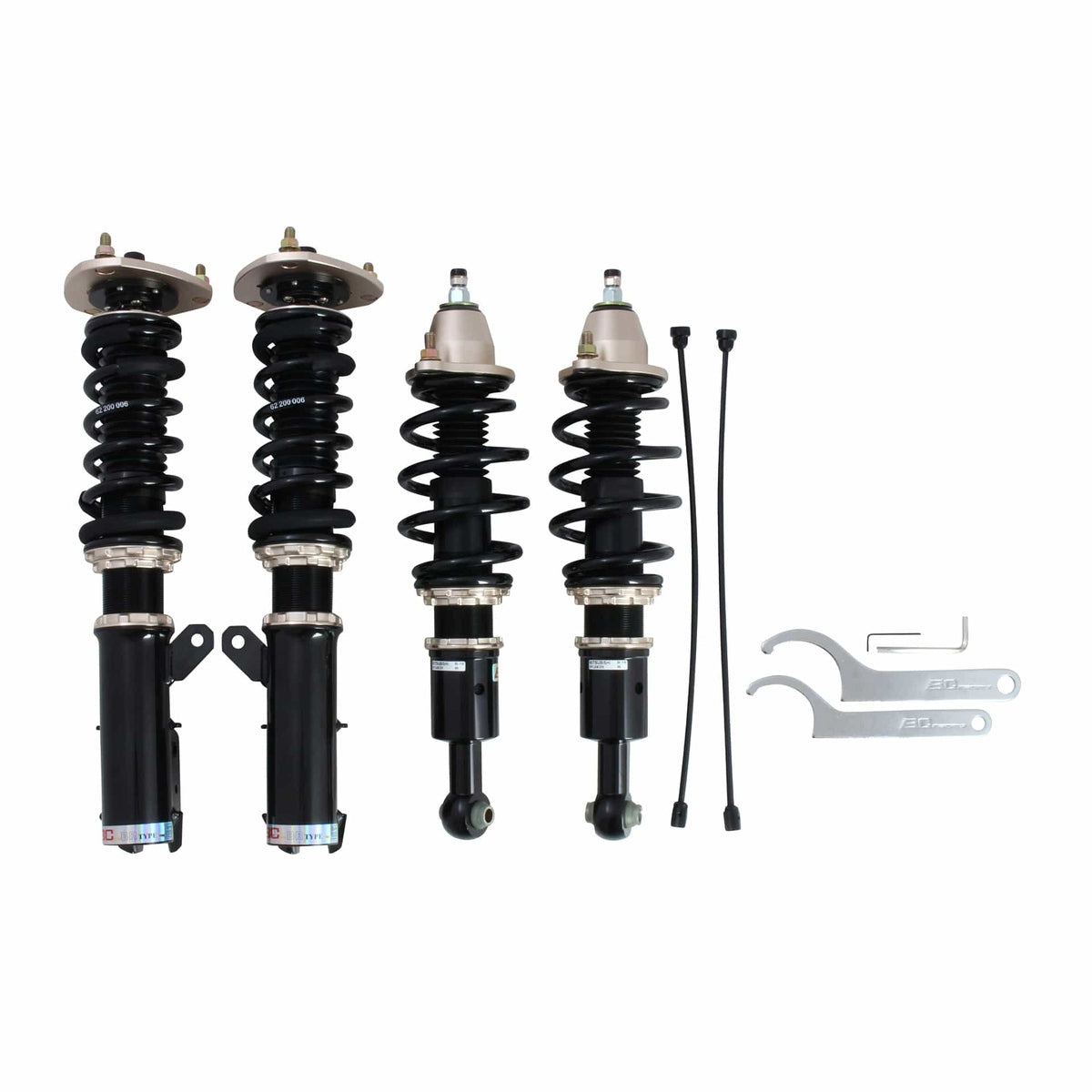 りん BC Racing BR Series Coilovers - 2008-2017 Mitsubishi Lancer