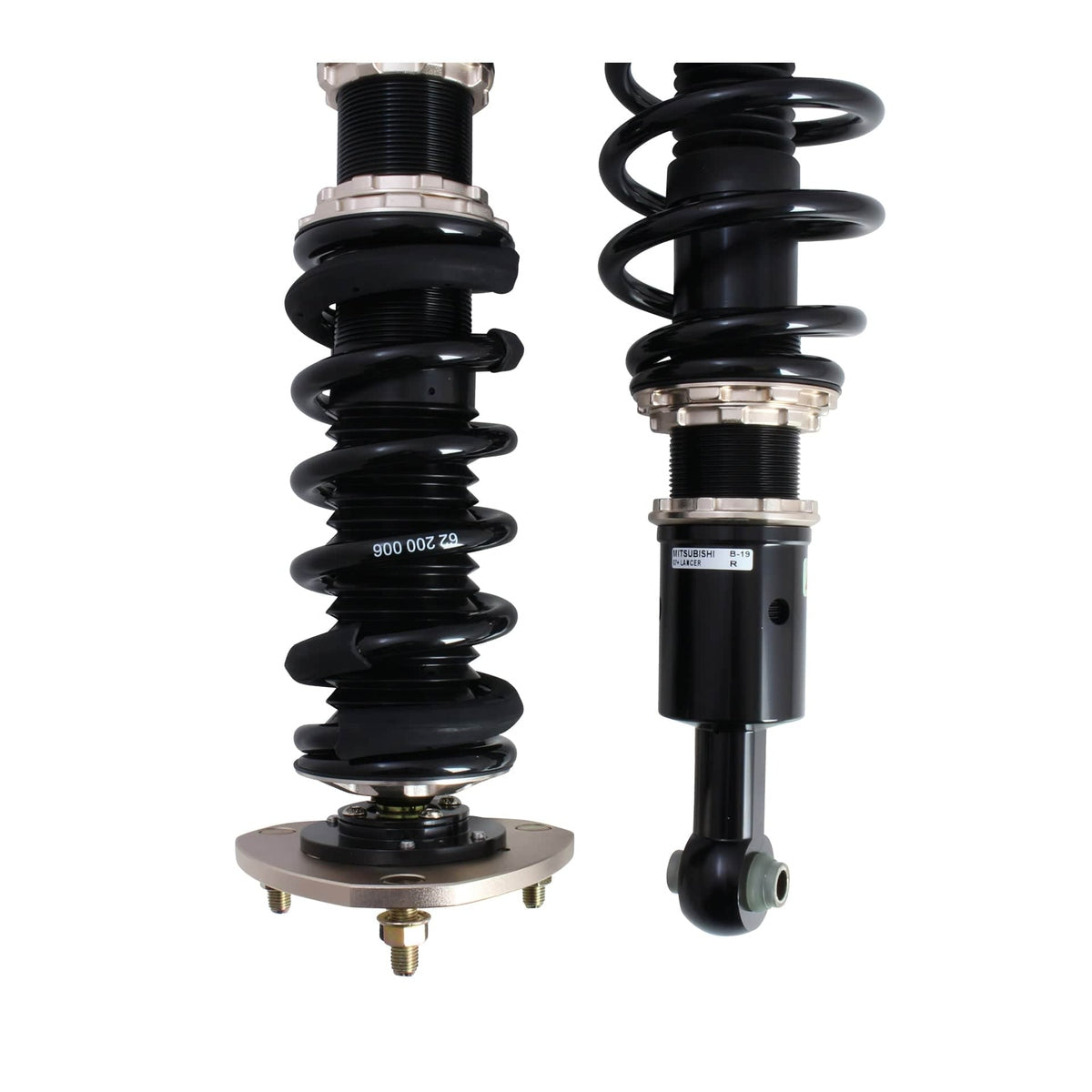 B-19-BR BC Racing BR Series Coilovers - 2008-2017 Mitsubishi Lancer FWD/AWD (CY4A/CY5A)