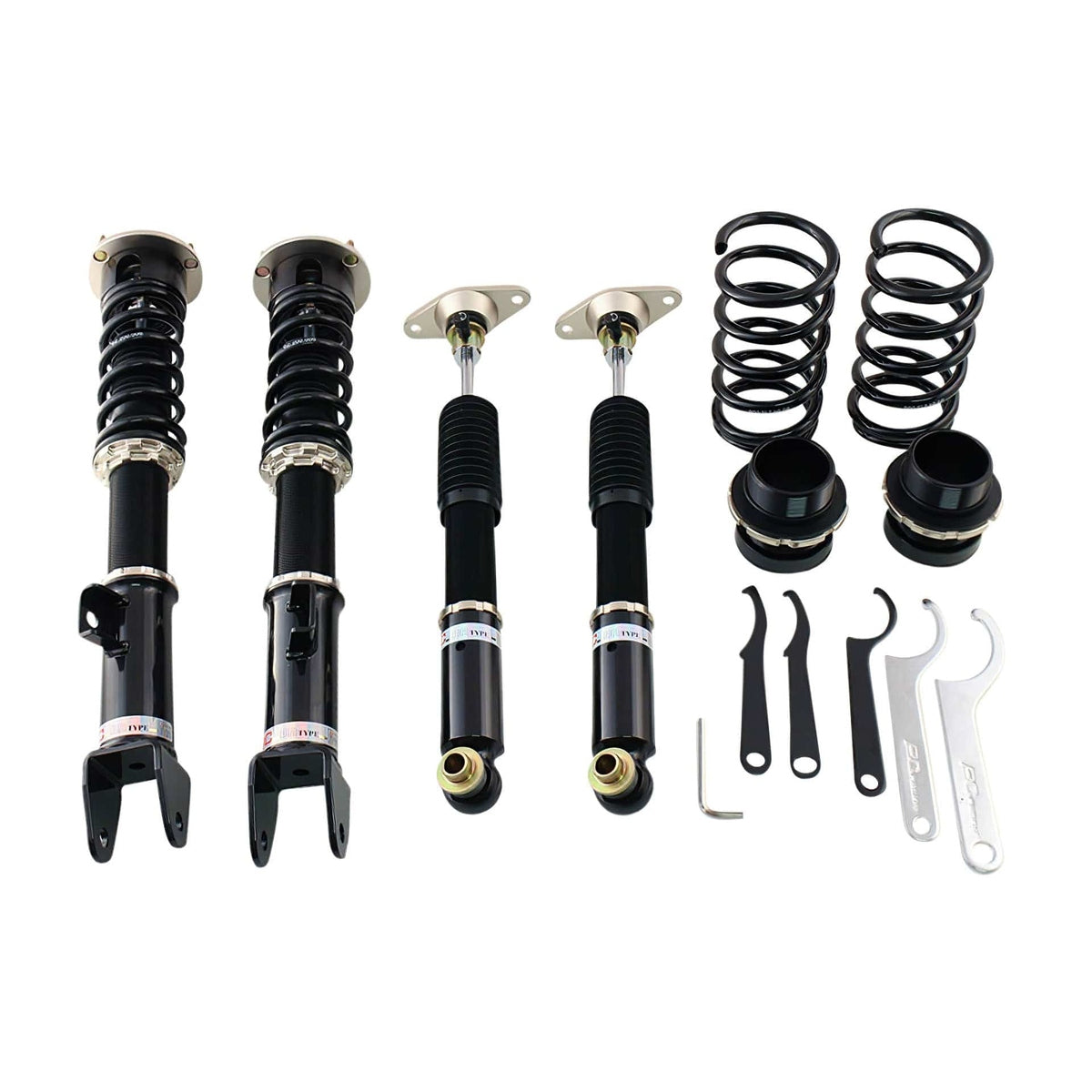 M-08-BR BC Racing BR Series Coilovers - 2009-2014 Hyundai Genesis Sedan (BH)