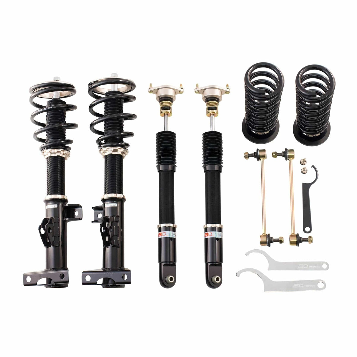 J-08-BR BC Racing BR Series Coilovers - 2010-2016 Mercedes-Benz E-Class Sedan w/o Airmatic Front (W212)