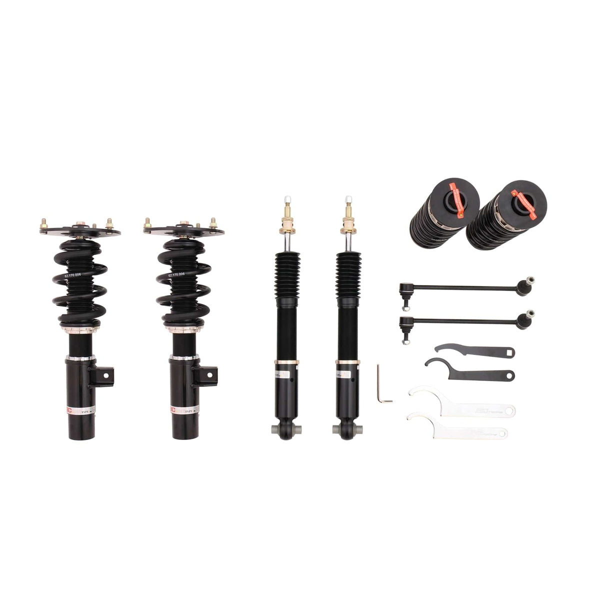 I-41-BR BC Racing BR Series Coilovers - 2012-2015 BMW 3 Series AWD 3-Bolt Top Mounts (F30)