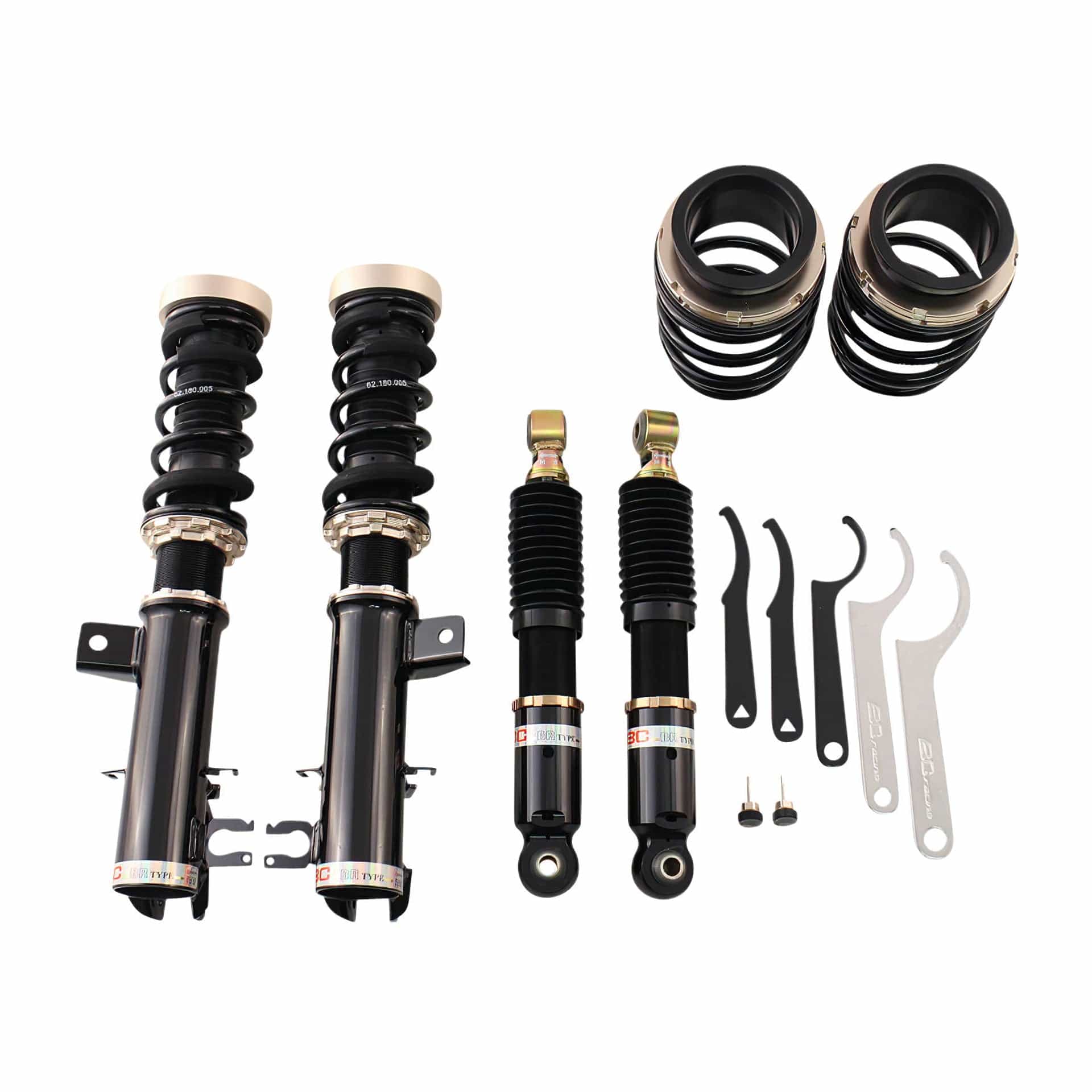 ZO-03-BR BC Racing BR Series Coilovers - 2012-2019 Fiat 500/Abarth 500