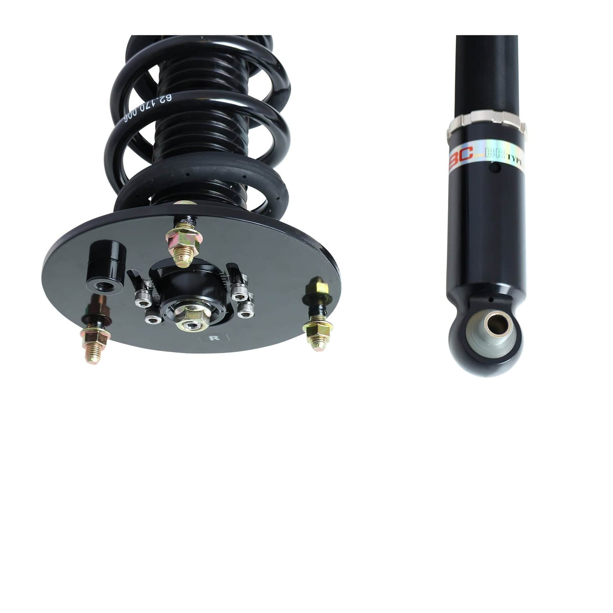 I-62-BR BC Racing BR Series Coilovers - 2014-2015 BMW 4 Series AWD 3-Bolt Top Mounts (F32)