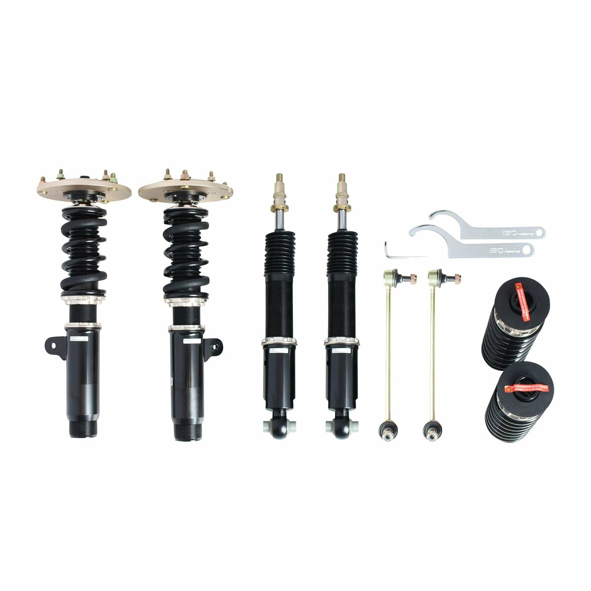 I-49-BR BC Racing BR Series Coilovers - 2014-2015 BMW M3 3-Bolt Top Mounts w/ EDC (F80)