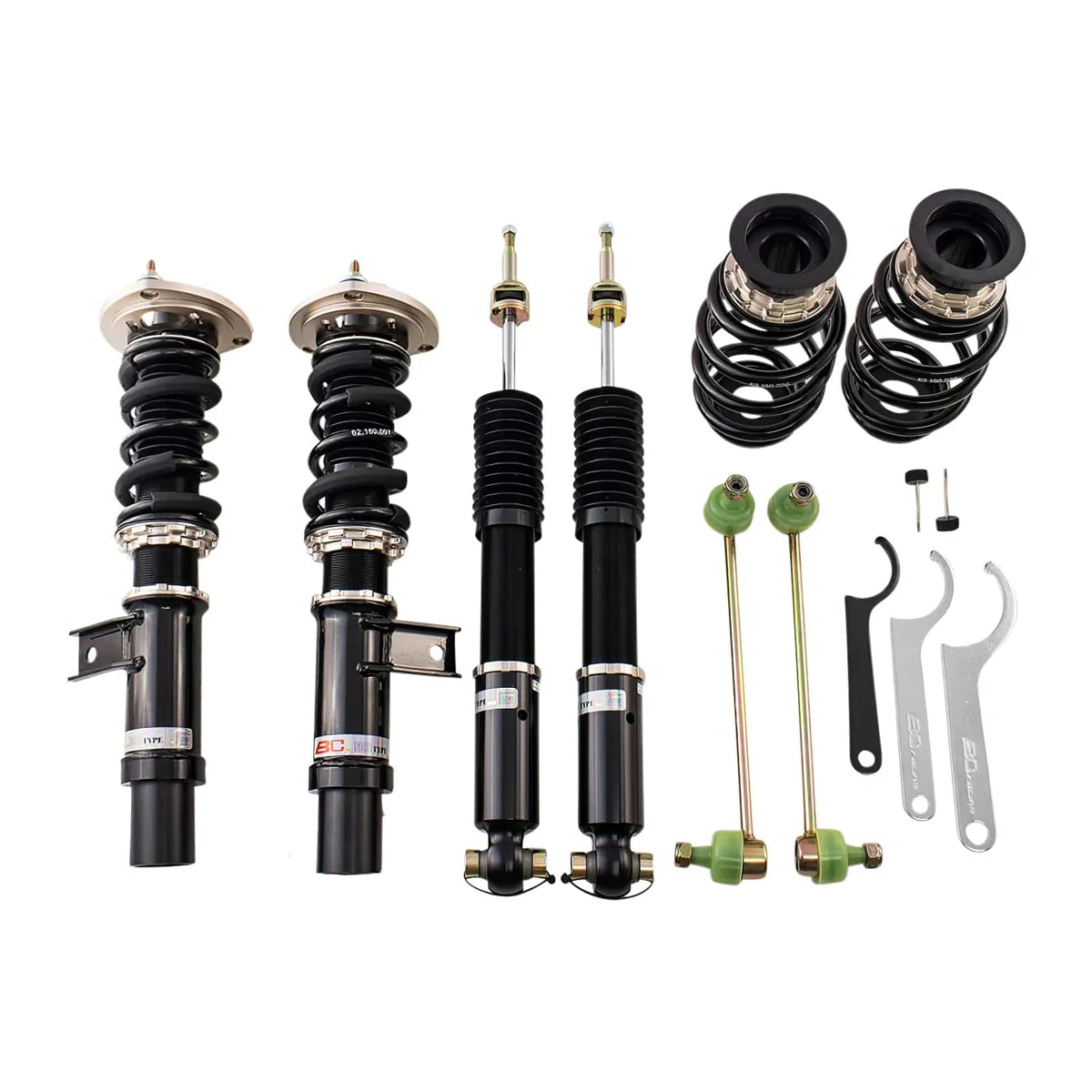 BC Racing BR Series Coilovers - 2015-2021 Volkswagen Golf R 54.5mm Front Strut (MK7/A7)