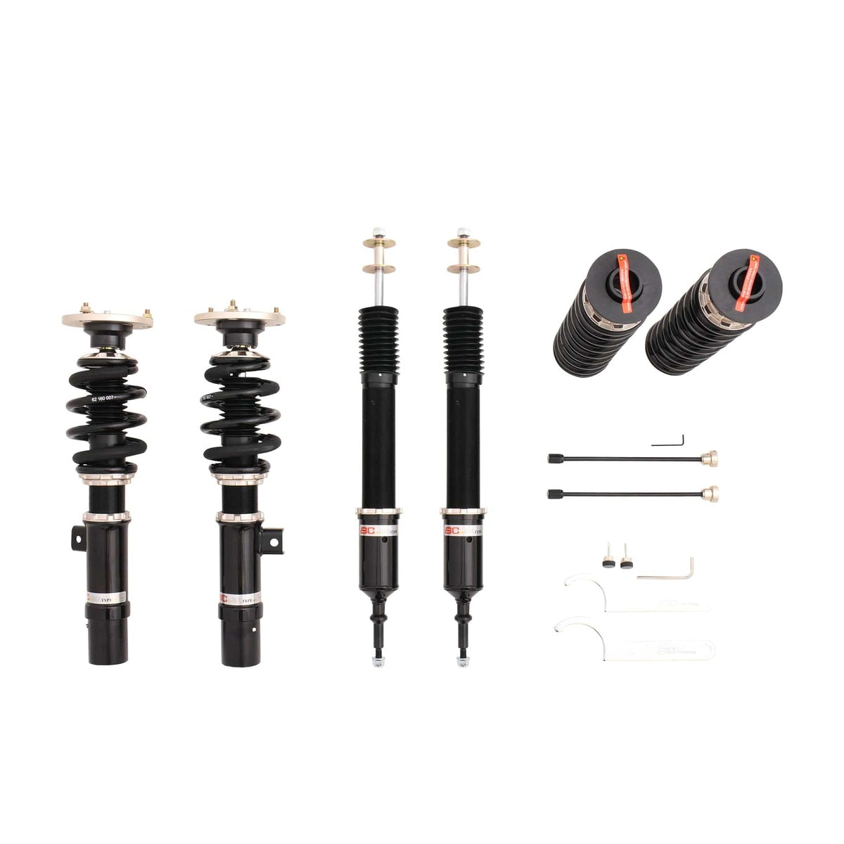 I-106-BR BC Racing BR Series Coilovers - 2016-2021 BMW X1 (F48) FWD/AWD