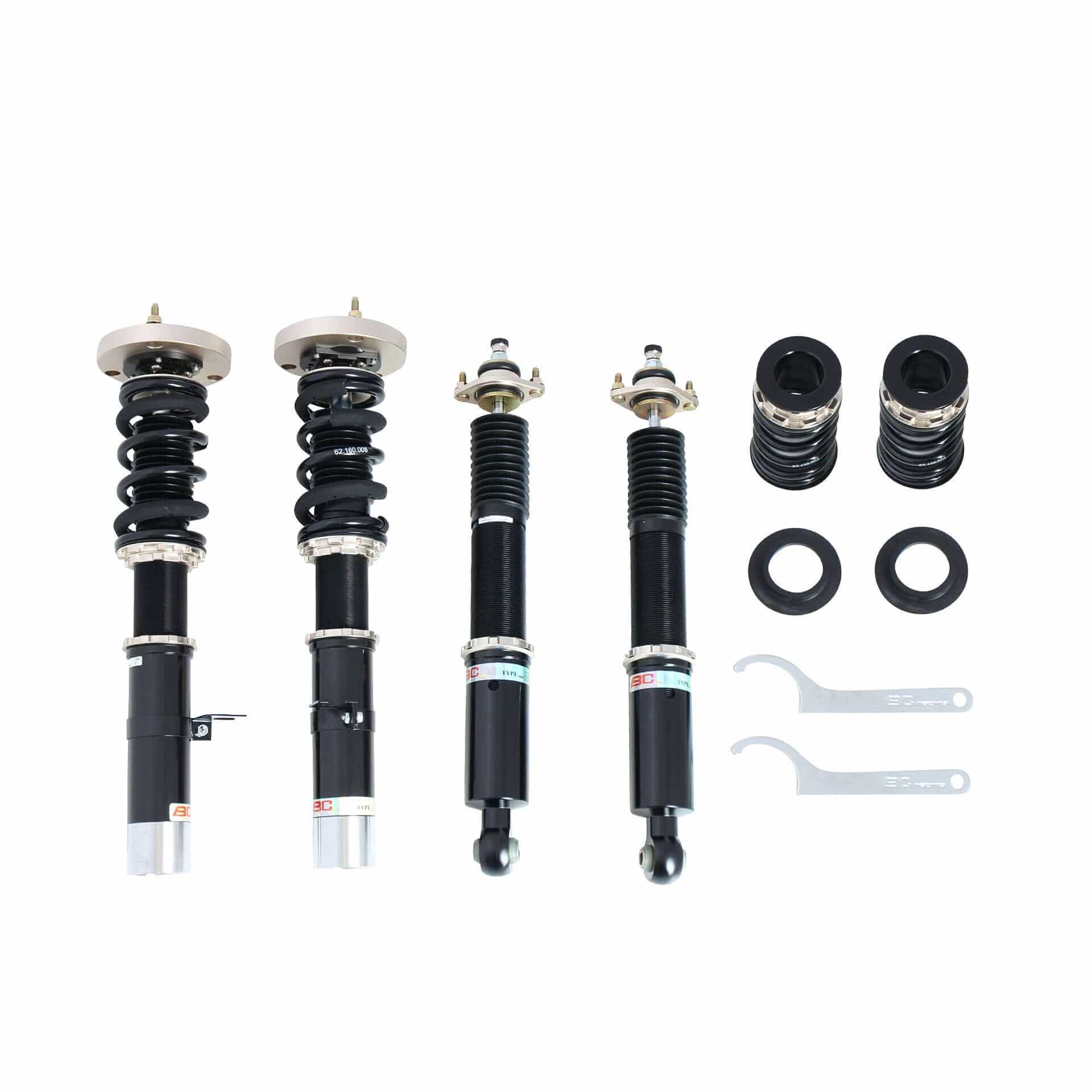 BC Racing BR Series Coilovers - 1985-1987 BMW 3 Series 45mm Front Strut Weld In (E30)