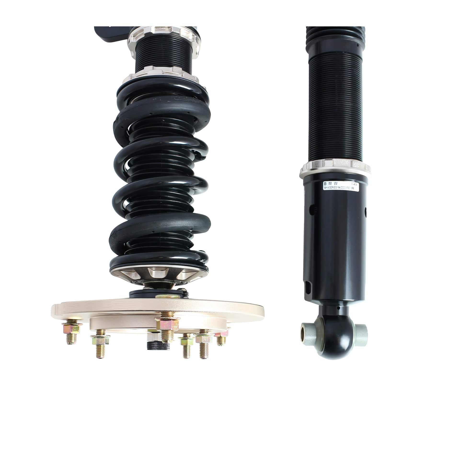 BC Racing BR Series Coilovers - 2014-2015 BMW M4 3-Bolt Top Mounts w/ EDC (F82)