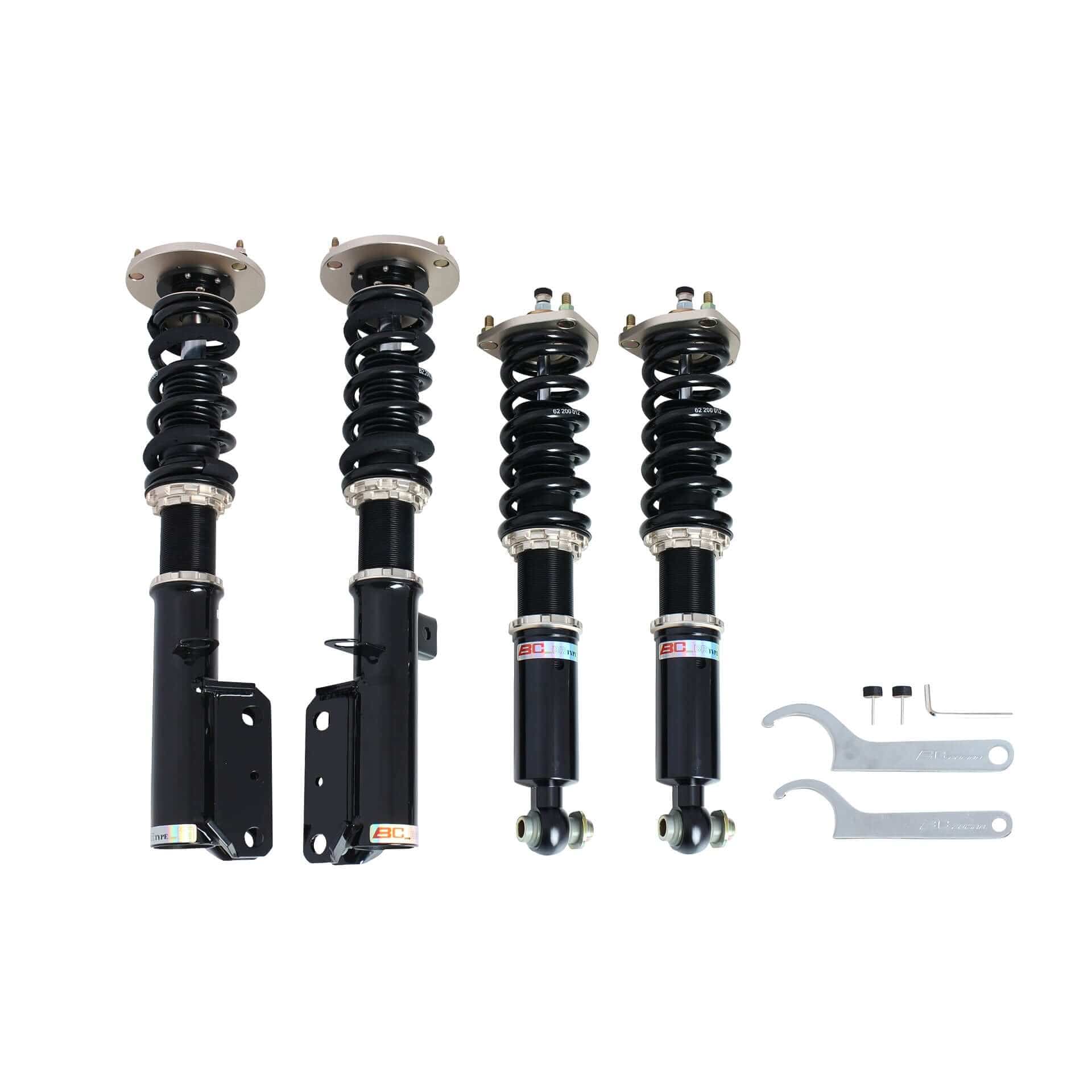 BC Racing BR Series Coilovers (True Rear) - 2001-2006 BMW X5 AWD (E53)